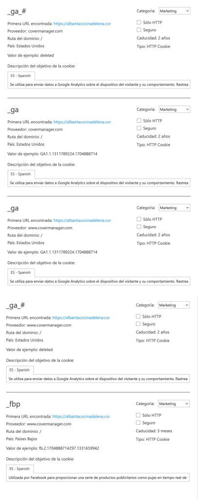 Cookies Web